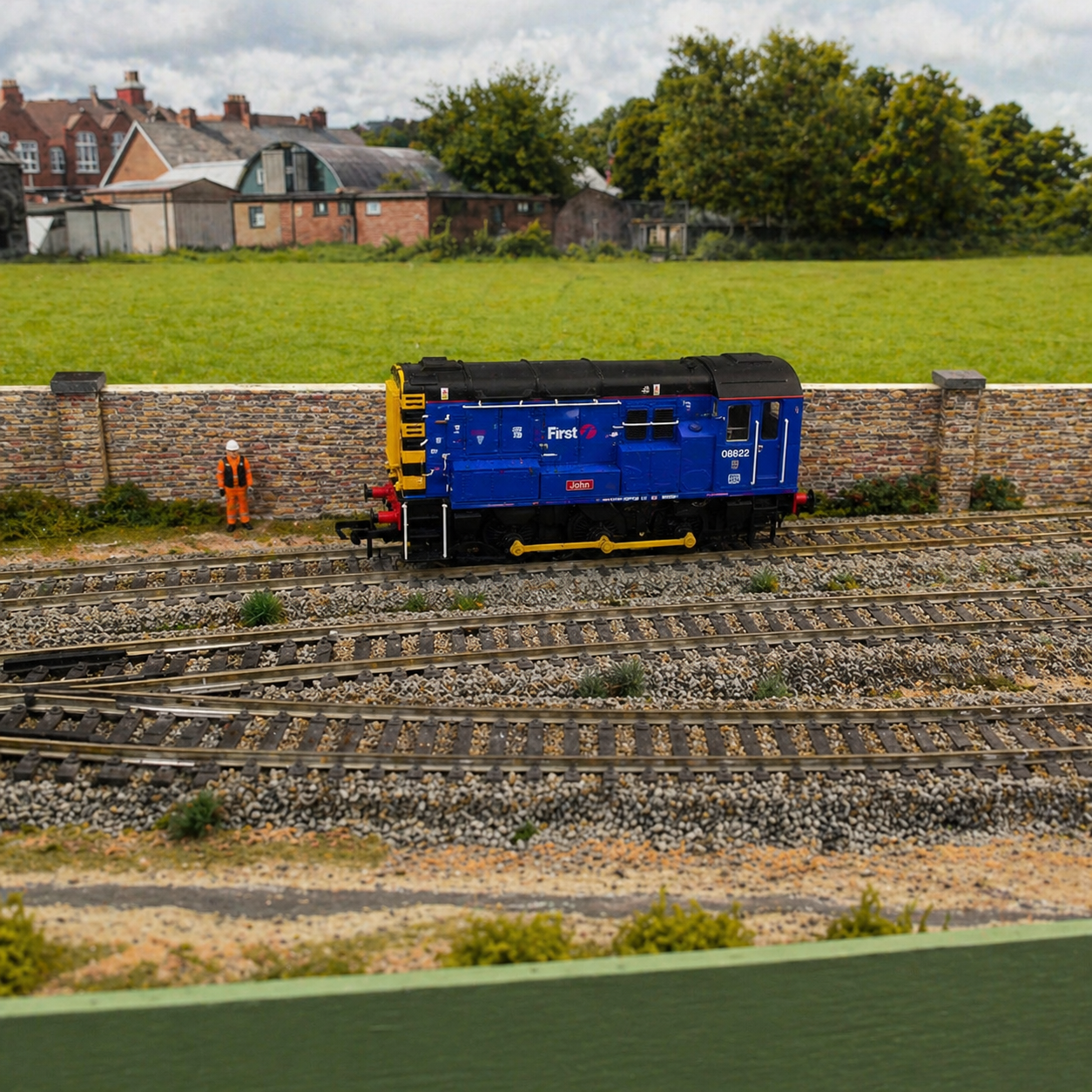 DCC decoder chip installation in model train with wiring and soldering work
