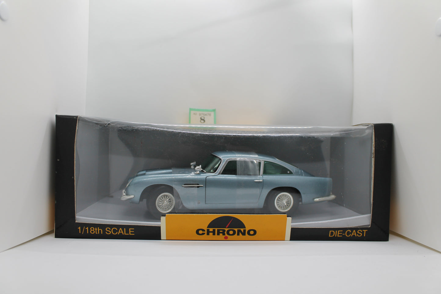Chrono H1003 Aston Martin DB5 1963 Metallic Ice Blue 1:18 Scale Diecast Model (Pre-Owned)