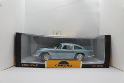 Chrono H1003 Aston Martin DB5 1963 Metallic Ice Blue 1:18 Scale Diecast Model (Pre-Owned)