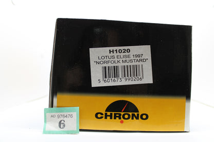 Chrono H1020 Lotus Elise 1997 Norfolk Mustard 1:18 Scale Diecast Model (Pre-Owned)
