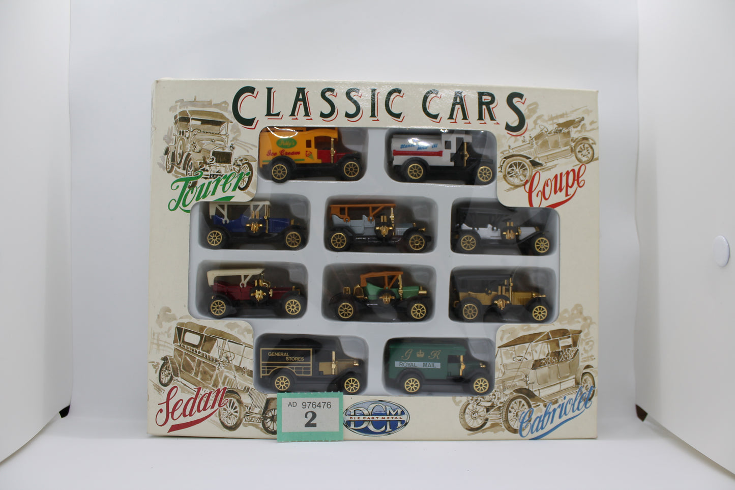 Classic Cars Die-Cast Metal Collection Gift Set – 10 Vehicle Set (Pre-Owned)