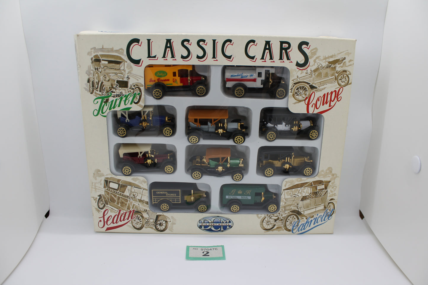 Classic Cars Die-Cast Metal Collection Gift Set – 10 Vehicle Set (Pre-Owned)