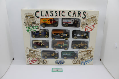 Classic Cars Die-Cast Metal Collection Gift Set – 10 Vehicle Set (Pre-Owned)