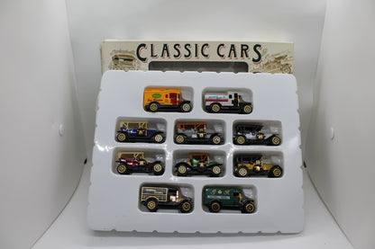 Classic Cars Die-Cast Metal Collection Gift Set – 10 Vehicle Set (Pre-Owned)