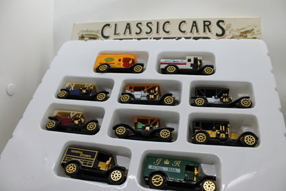 Classic Cars Die-Cast Metal Collection Gift Set – 10 Vehicle Set (Pre-Owned)