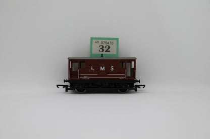 Hornby LMS Brake Van 730386 OO Gauge (Pre-Owned)
