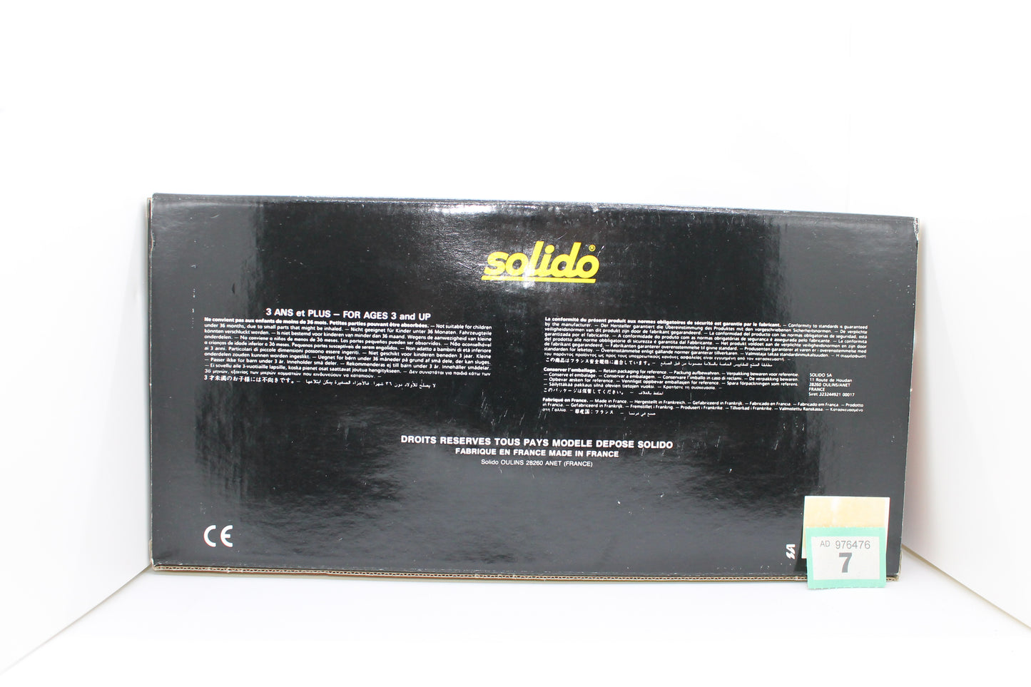Solido Prestige Bentley Convertible Ref. 8007 Diecast Model (Pre-Owned)