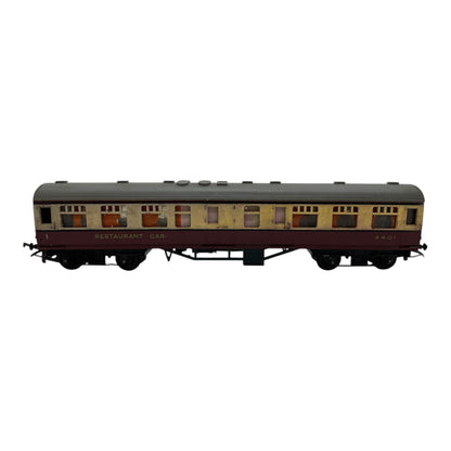 Tri-ang Restaurant Car – Maroon and Cream – OO Gauge – Poor Condition (3 of 3)